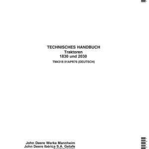 Alternative view of 1830 2030 Werkstatthandbuch