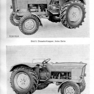 Alternative view of John Deere-LANZ 700 Betriebsanleitung