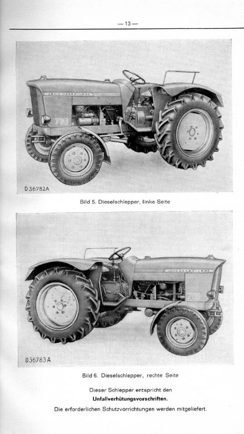 John Deere-LANZ 700 Betriebsanleitung – Bild 2