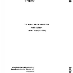 Alternative view of 3640 Werkstatthandbuch