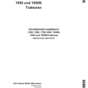 Alternative view of 1350 1550 1750 1850 1950 Werkstatthandbuch