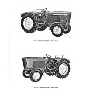 Alternative view of John Deere-LANZ 500 Betriebsanleitung
