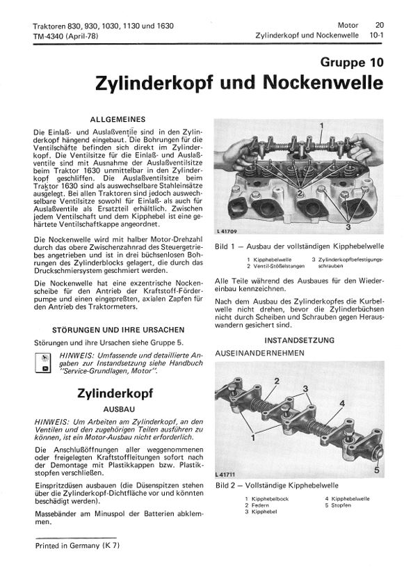 830 930 1030 1130 1630 Werkstatthandbuch – Bild 6