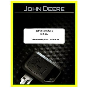 John Deere 920 Betriebsanleitung