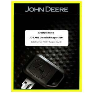 John Deere LANZ 510 Ersatzteilliste