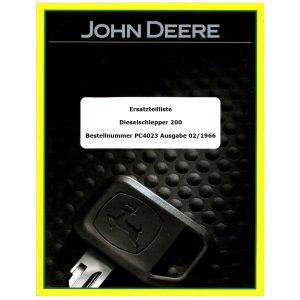 John Deere-LANZ 200 Ersatzteilliste