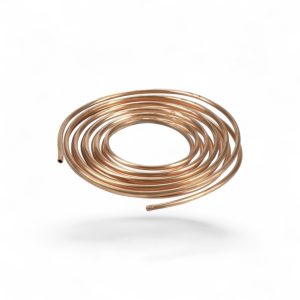 6mm Schmierleitung, 1 Meter, Rundkupfer