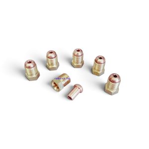 6x Druckschraube MS metrisch + Lötnippel 6mm